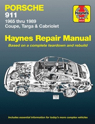bokomslag Porsche 911 (1965-1989) for Coupe, Targa & Cabriolet Haynes Repair Manual (USA)