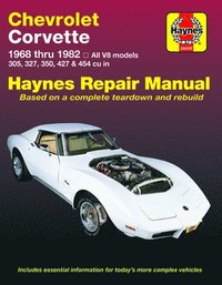 bokomslag Chevrolet Corvette (1968-1982) Haynes Repair Manual (USA)