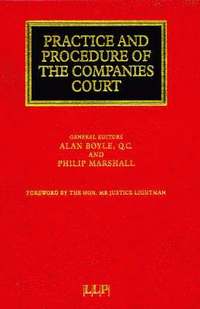 bokomslag Practice and Procedure of the Companies Court