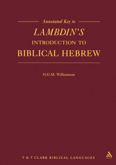 bokomslag Annotated Key to Lambdin's Introduction to Biblical Hebrew