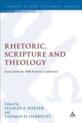 bokomslag Rhetoric, Scripture and Theology