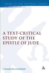 bokomslag A Text-Critical Study of the Epistle of Jude