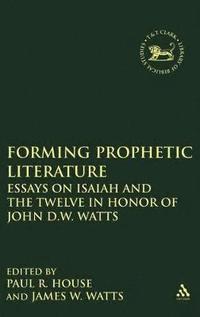 bokomslag Forming Prophetic Literature