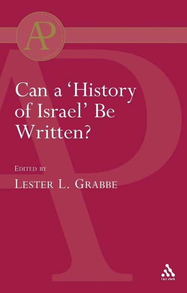 bokomslag Can a 'History of Israel' Be Written?