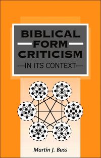 bokomslag Biblical Form Criticism in its Context