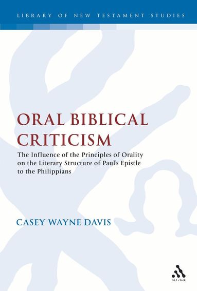 bokomslag Oral Biblical Criticism