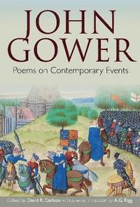 bokomslag John Gower: Poems on Contemporary Events