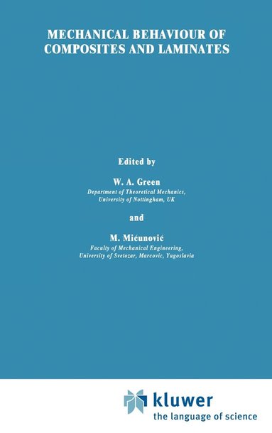 bokomslag Mechanical Behaviour of Composites and Laminates