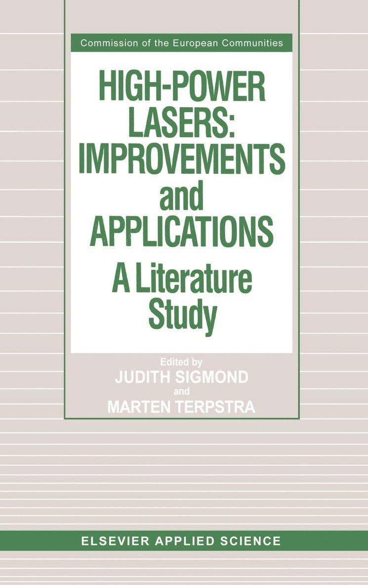 High-Power Lasers: Improvements and Applications 1