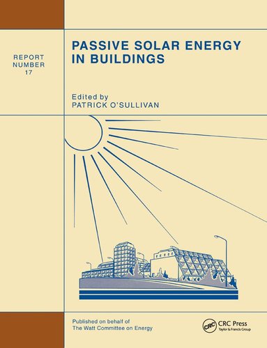 bokomslag Passive Solar Energy in Buildings