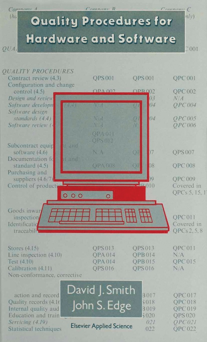 Quality Procedures for Hardware and Software 1