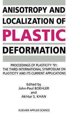 bokomslag Anisotropy and Localization of Plastic Deformation