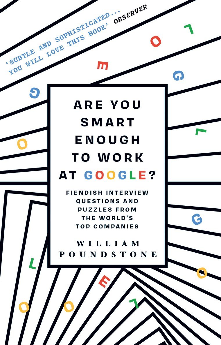 Are You Smart Enough to Work at Google? 1