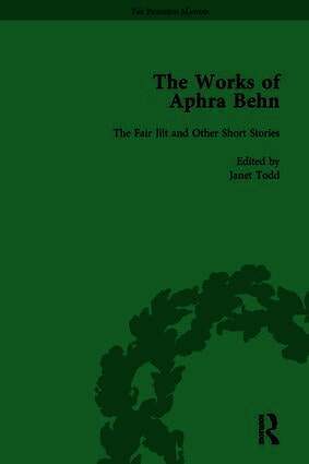 Janet Todd - Works of Aphra Behn: v. 3: Fair Jill and Other Stories, Inbunden
