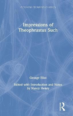 bokomslag Impressions of Theophrastus Such