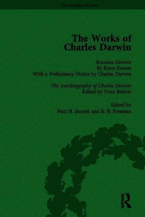 Paul H Barrett, Paul H. Barrett - Works of Charles Darwin: Vol 29: Erasmus Darwin (1879) / the Autobiography of Charles Darwin (1958), Inbunden
