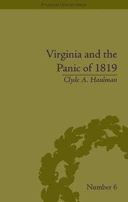 Virginia and the Panic of 1819 1