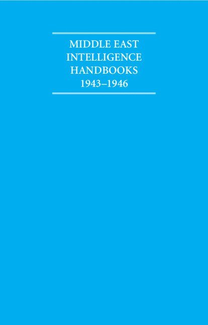 The Middle East Intelligence Handbooks 1943-1946 5 Volume Hardback Set