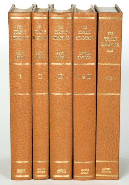 TBD, Archives Research Ltd - The Buraimi Memorials 1955 5 Volume Hardback Set, Inbunden