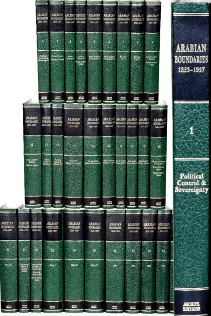 G. Blake, R. Schofield - Arabian Boundaries 1853-1960 30 Volume Hardback Set Including Boxed Maps, Inbunden. Tillgänglighet: Lägg i varukorg