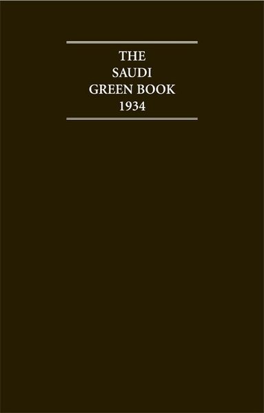 The Saudi Green Book 1934, Inbunden
