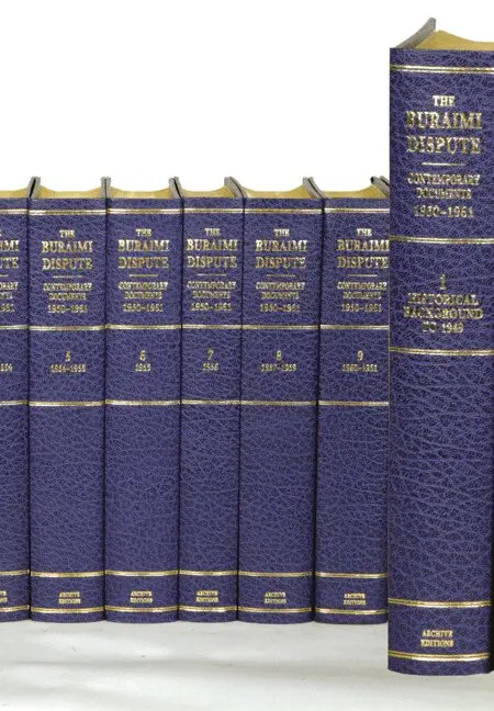 J. Priestland - The Buraimi Dispute 10 Volume Hardback Set Including Boxed Maps, Inbunden. Tillgänglighet: Lägg i varukorg