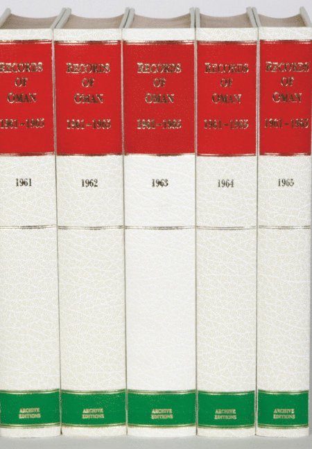 Records of Oman 1961-1965 5 Volume Hardback Set