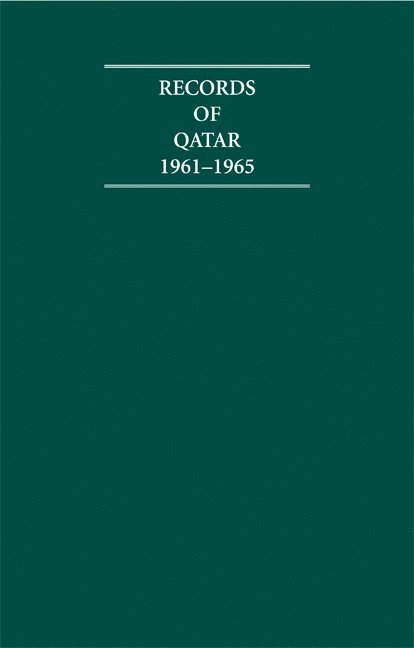 Records of Qatar 1961-1965 5 Volume Hardback Set