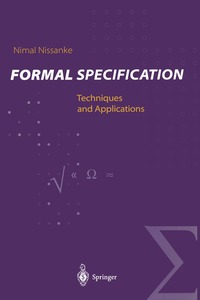 bokomslag Formal Specification