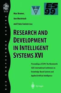 bokomslag Research and Development in Intelligent Systems XVI