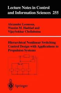 bokomslag Hierarchical Nonlinear Switching Control Design with Applications to Propulsion Systems