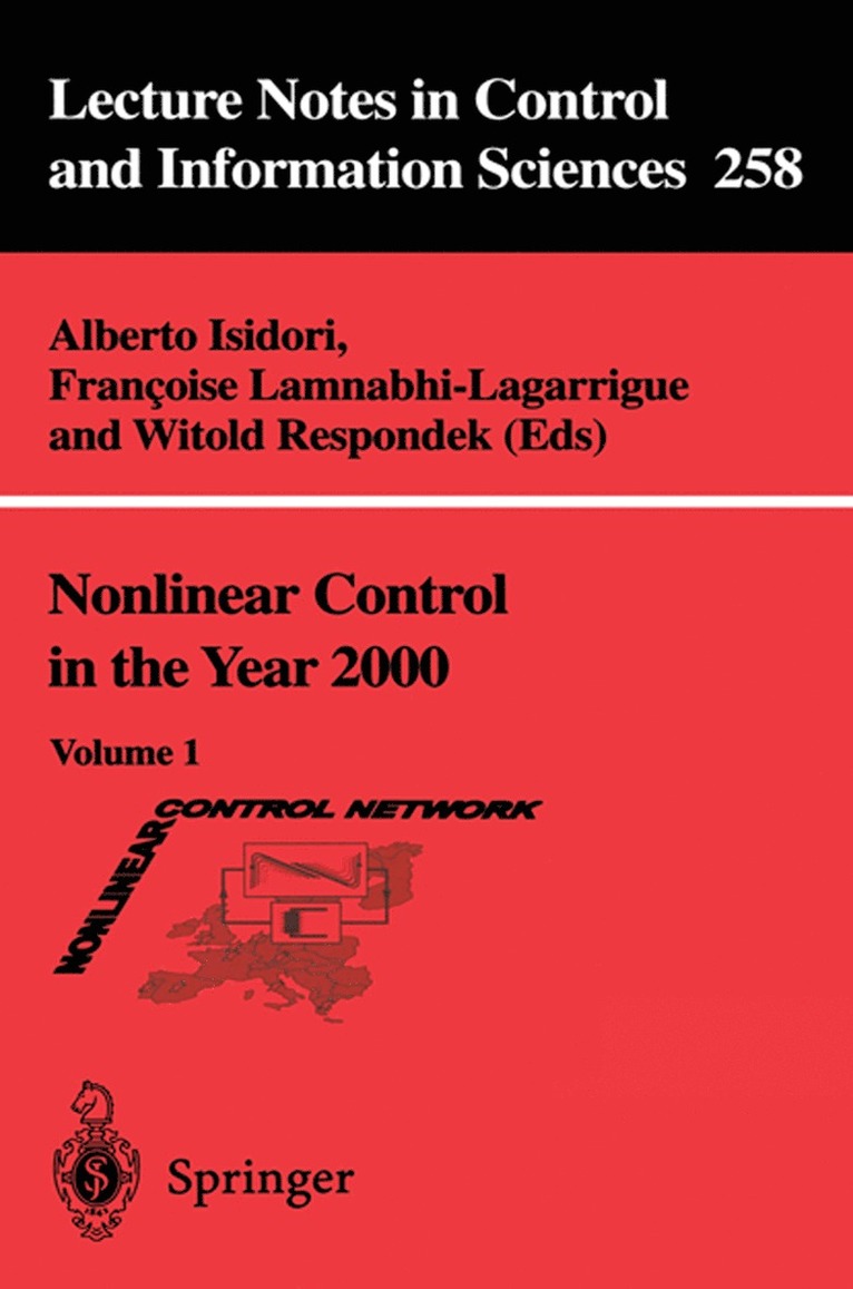 Alberto Isidori, Francoise Lamnabhi-Lagarrigue, Witold Respondek - Nonlinear Control in the Year 2000, Häftad