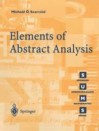 bokomslag Elements of Abstract Analysis