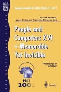 bokomslag People and Computers XVI - Memorable Yet Invisible