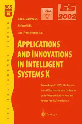 Applications and Innovations in Intelligent Systems X 1