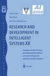 bokomslag Research and Development in Intelligent Systems XX