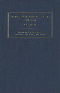 bokomslag British Parliamentary Lists, 1660-1880