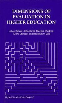 bokomslag Dimensions of Evaluation in Higher Education
