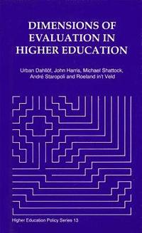 bokomslag Dimensions of Evaluation in Higher Education