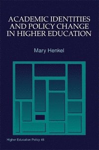 bokomslag Academic Identities and Policy Change in Higher Education
