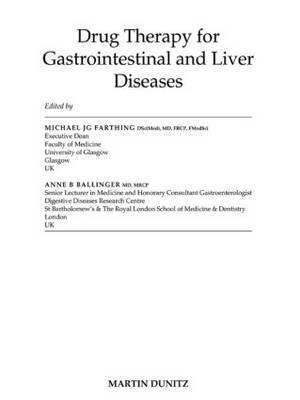 bokomslag Drug Therapy for Gastrointestinal Disease