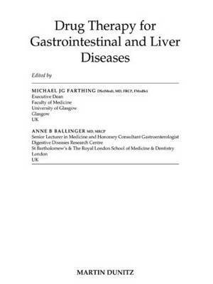 Drug Therapy for Gastrointestinal Disease 1