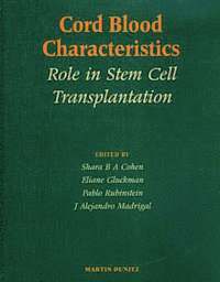 bokomslag Cord Blood Characteristics