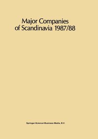 bokomslag Major Companies of Scandinavia 1987/88