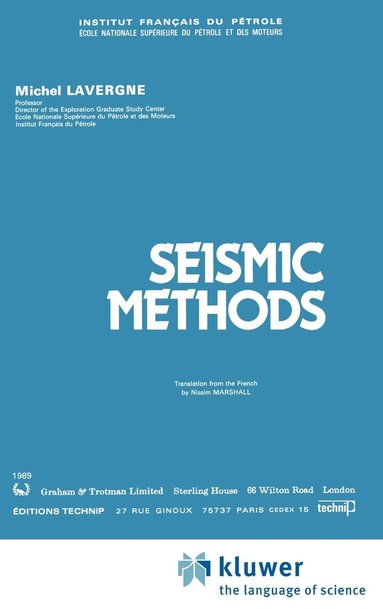 bokomslag Seismic Methods