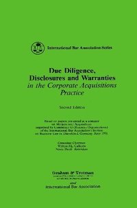 bokomslag Due Diligence, Disclosures and Warranties