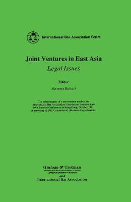 bokomslag Joint Ventures in East Asia:Legal Issues