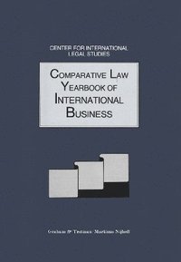 bokomslag Comparative Law Yearbook of International Business
