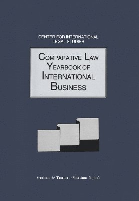 bokomslag Comparative Law Yearbook of International Business