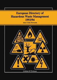 bokomslag European Directory of Hazardous Waste Management 1993/94